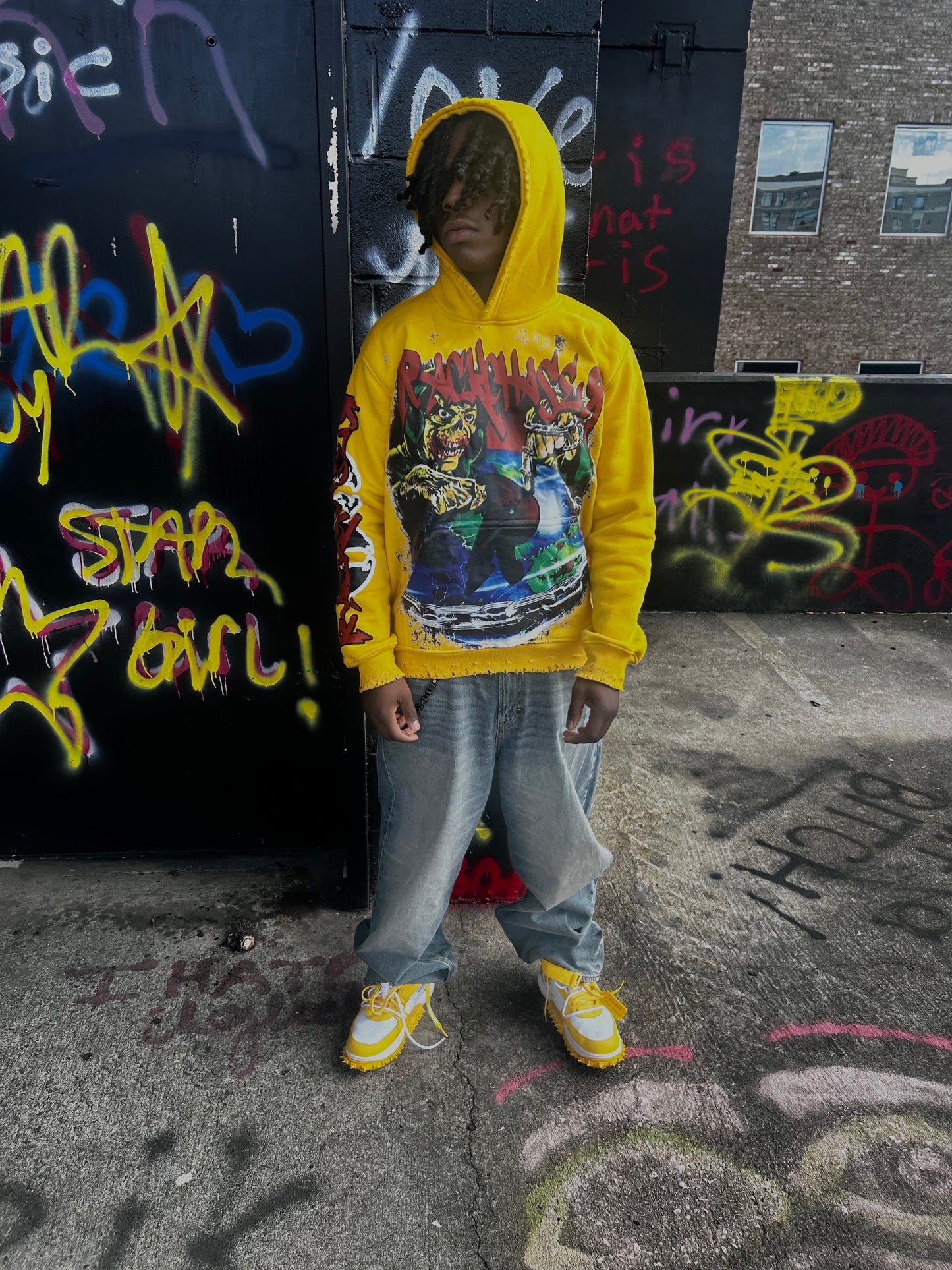RackChaser  Apocalypse Hoodie (Yellow)